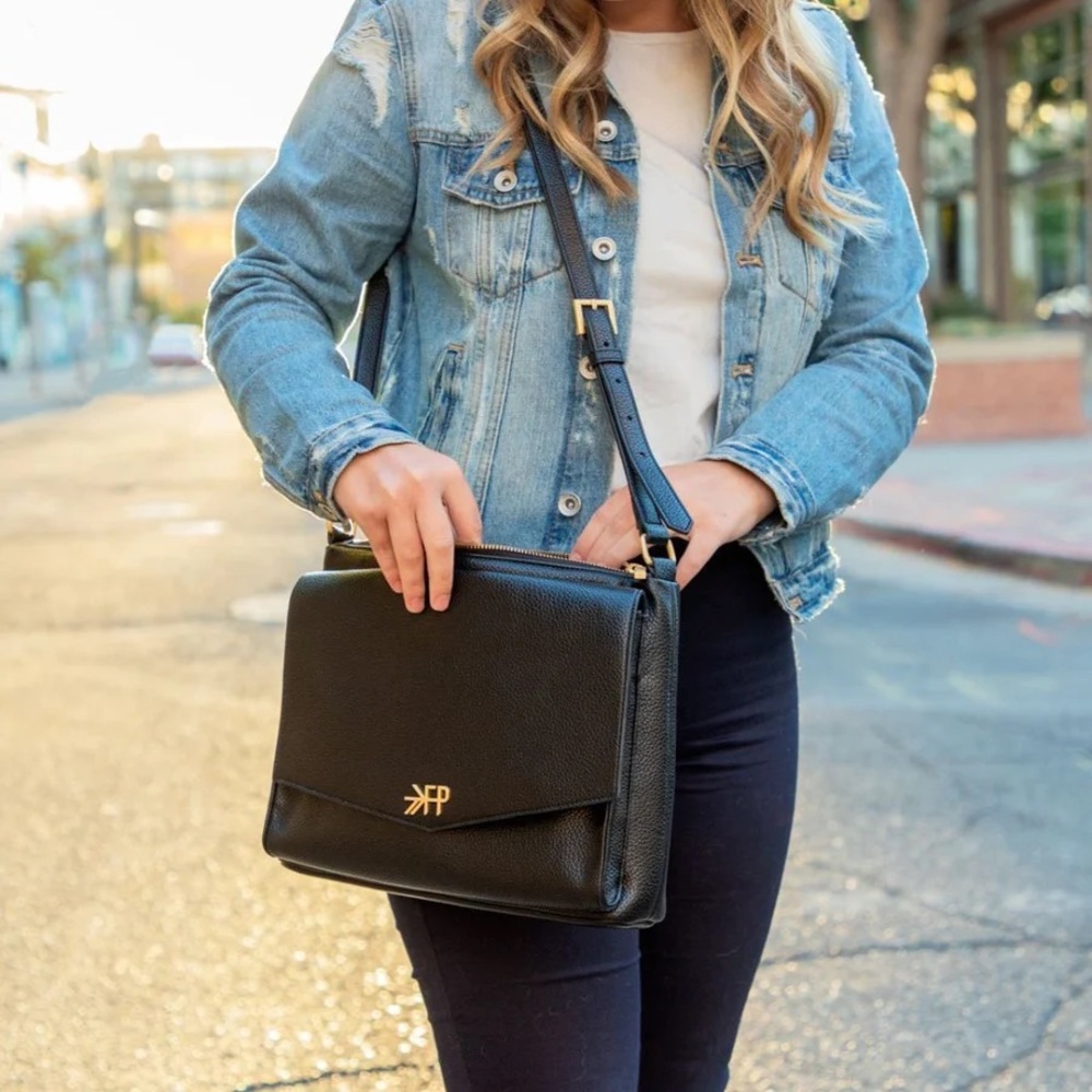 Freshly Picked Black Crossbody Bag